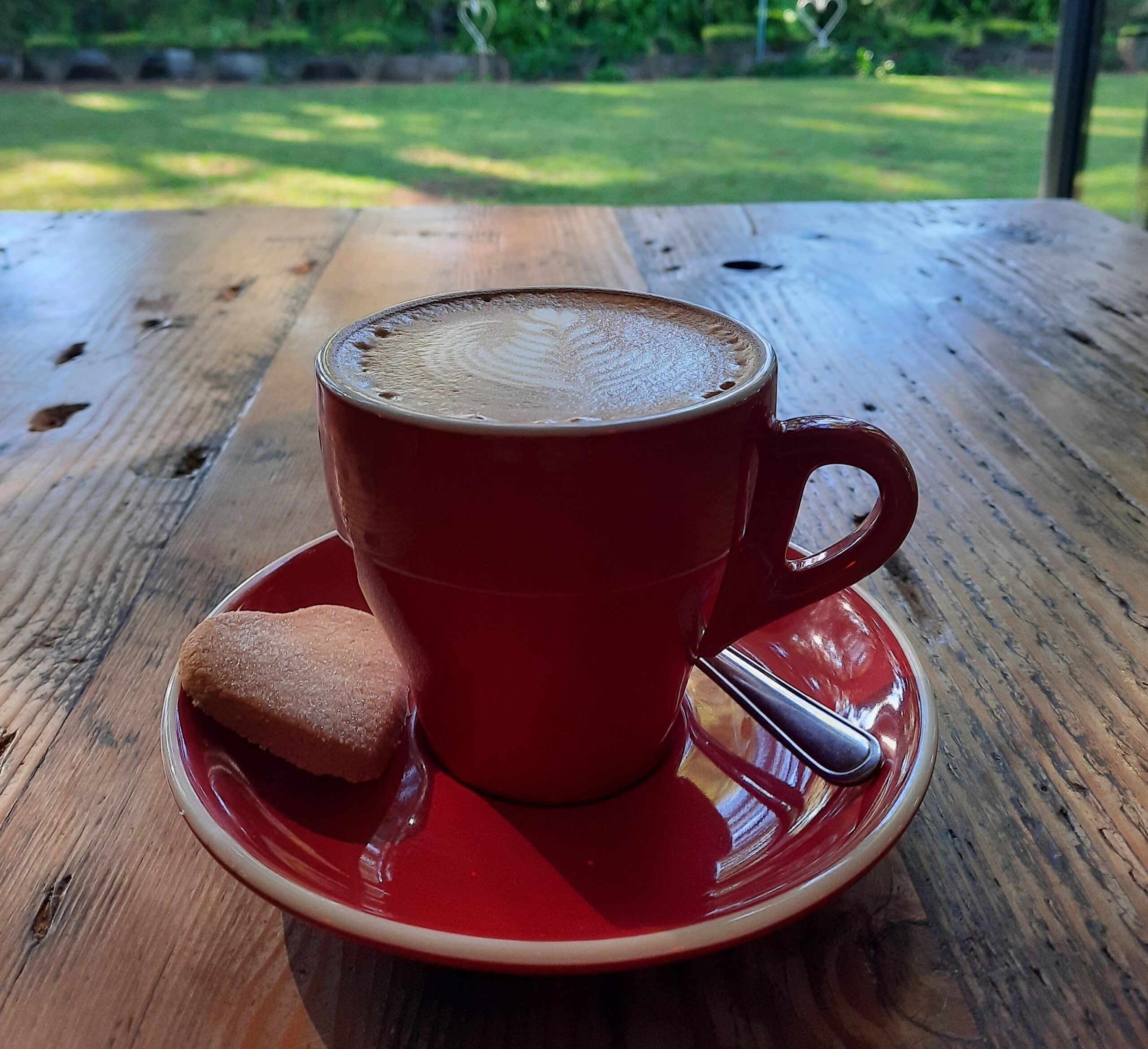 The best coffee at the Valley Bakery, South Africa.